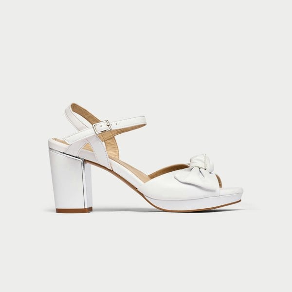 Calla Lizzie Shoes - White Leather