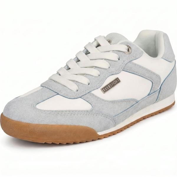 Elle Sport Ladies Elle Sport Retro Lace Up Comfy Trainers F7573