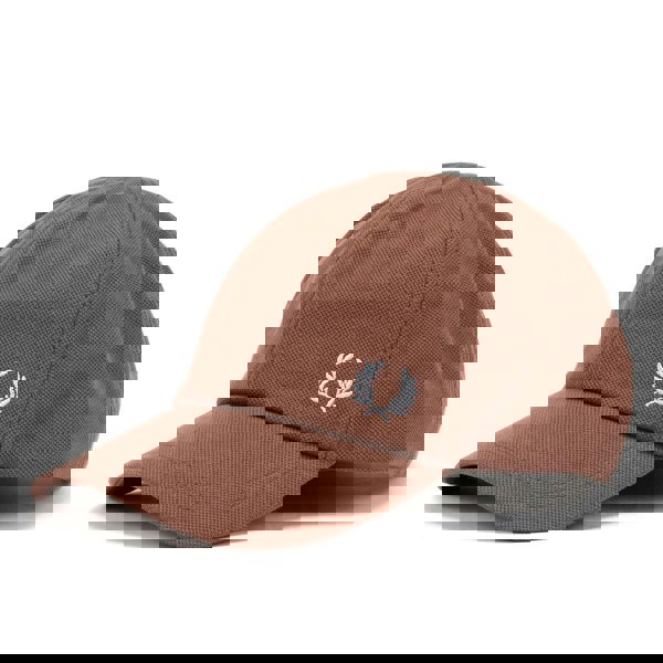 Fred Perry Pique Classic Cotton Brown Caps