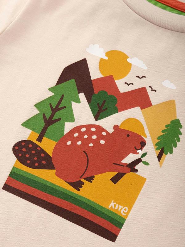 Kite Boys Organic Busy Beaver T-Shirt