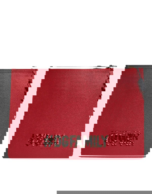 Sailor Applique Leather Clutch