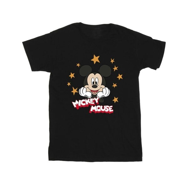 Disney Boys Mickey Mouse Stars T-Shirt - Black