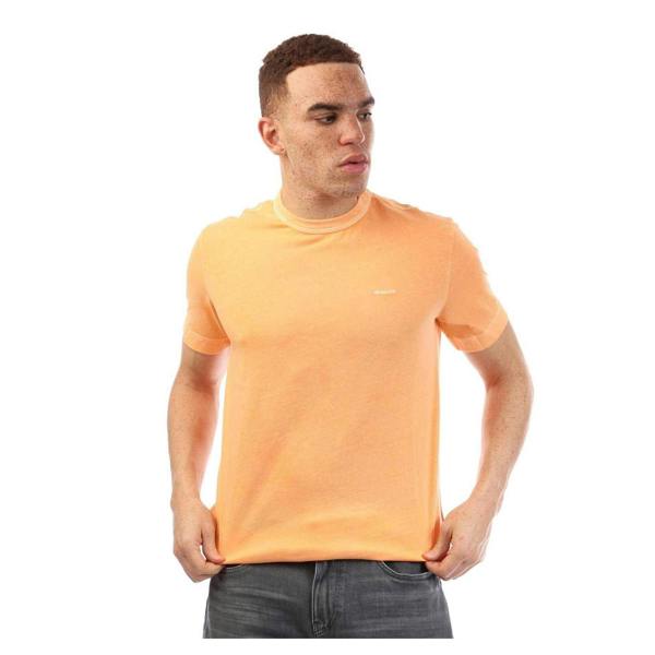 Gant Mens Cotton Regular T-Shirt - Orange - 