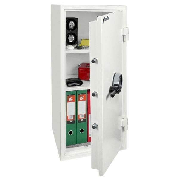 Phoenix Safe Phoenix Fortress SS1455E Security Safe in Scratch-resistant White Paint with VdS Certified Electronic Lock