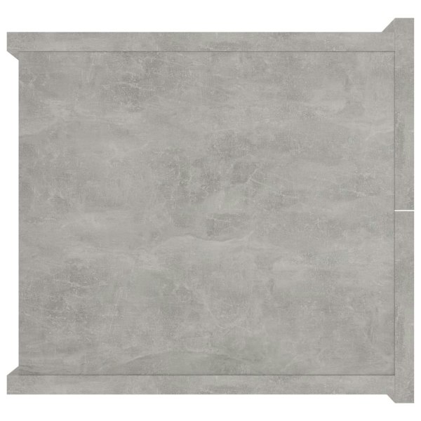 Berkfield Bedside Cabinets 2 pcs Concrete Grey 40x30x30 cm Engineered Wood