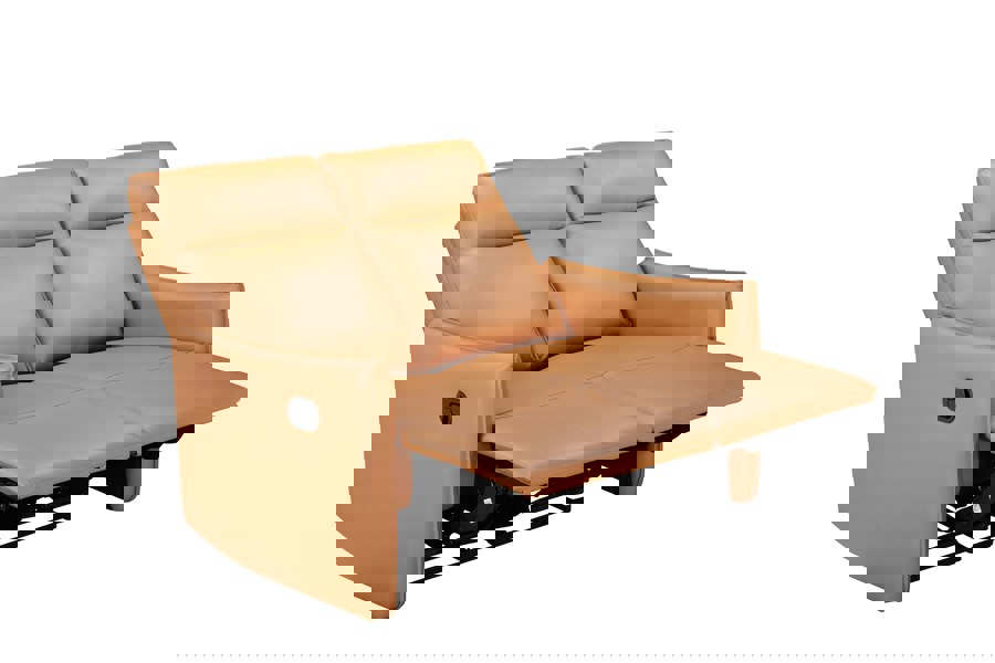 Dorel Home Lugo 2-Seat Sofa Man Cognac PU