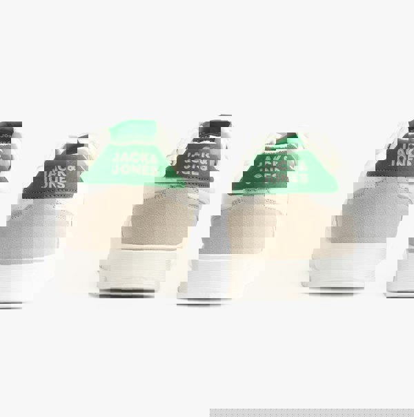 Jack & Jones EALING PU Mens Trainers White/Green