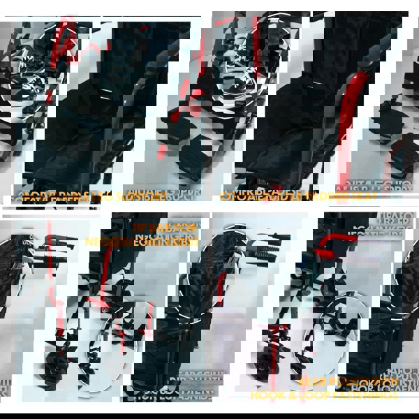 Aidapt Aluminium Compact Transport Wheelchair Red