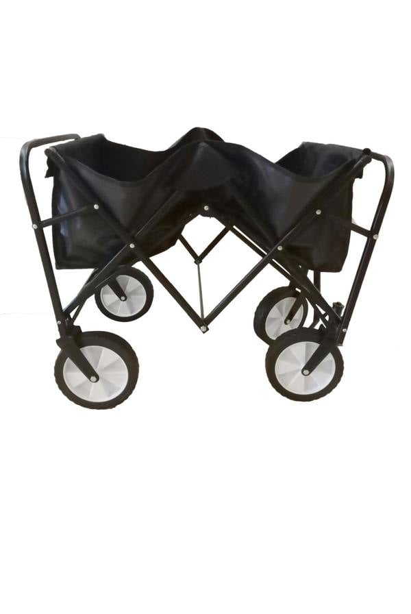 Groundlevel Foldable Trolley with 4 wheels