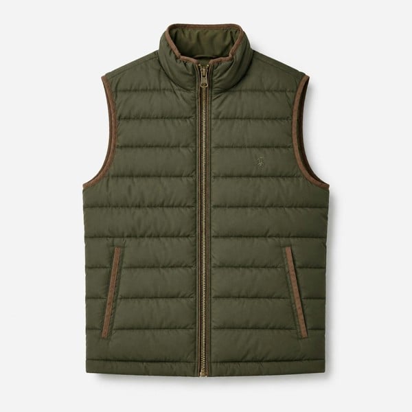 Joules HERITAGE PADDED Gilet   in  Green