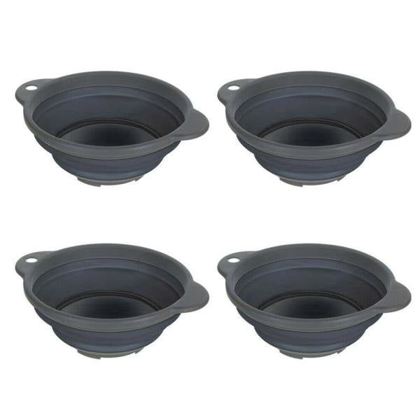 Regatta Folding Bowl (Set Of 4) - Ebony Grey