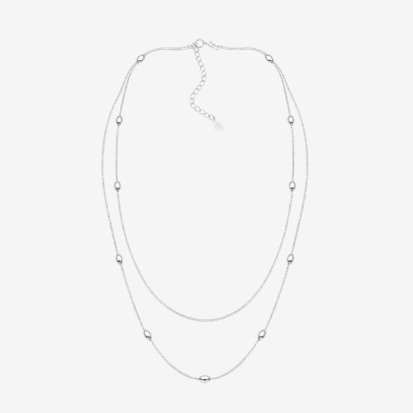 Uchi & Soto Enso 925 Silver Layered Chain Necklace