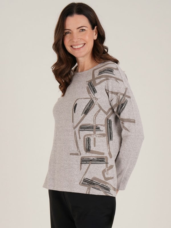 TIGI-Wear Placement Print Top