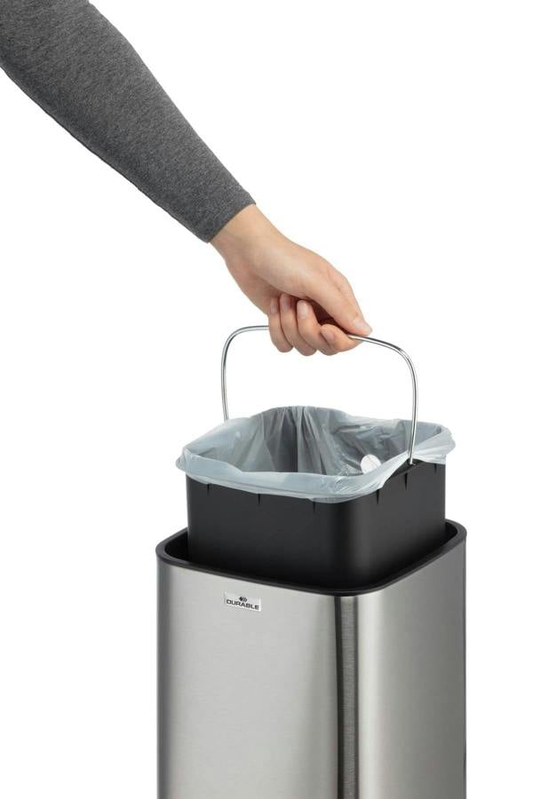 Durable Motion Sensor Bin | Smart Automatic Steel Kitchen Waste Bin | 6L Silver