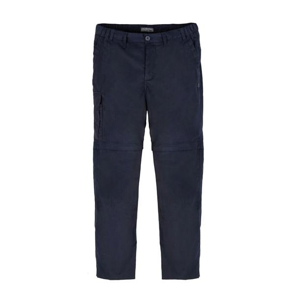 Craghoppers Mens Expert Kiwi Convertible Tailored Cargo Trousers - Dark Navy