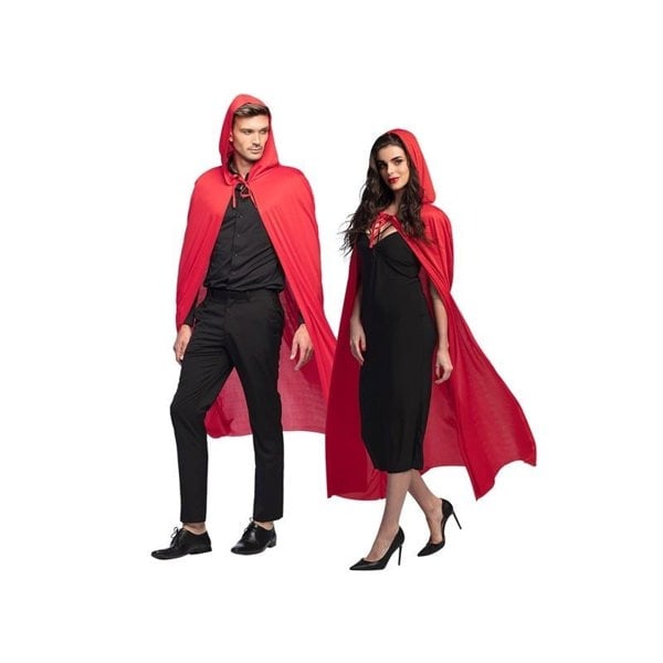 Boland Cape with Hood Red Fancy Dress Halloween Unisex 180cm