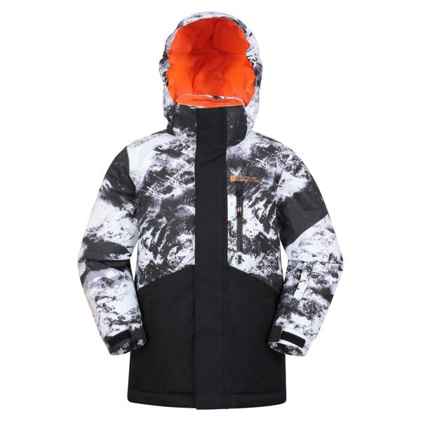 Mountain Warehouse Childrens/Kids Himalayan Abstract Ski Jacket - Dark Grey - 