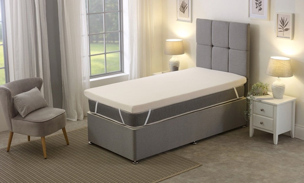 Starlight Beds European Double Memory Foam Mattress Topper - 2.5cm Thick