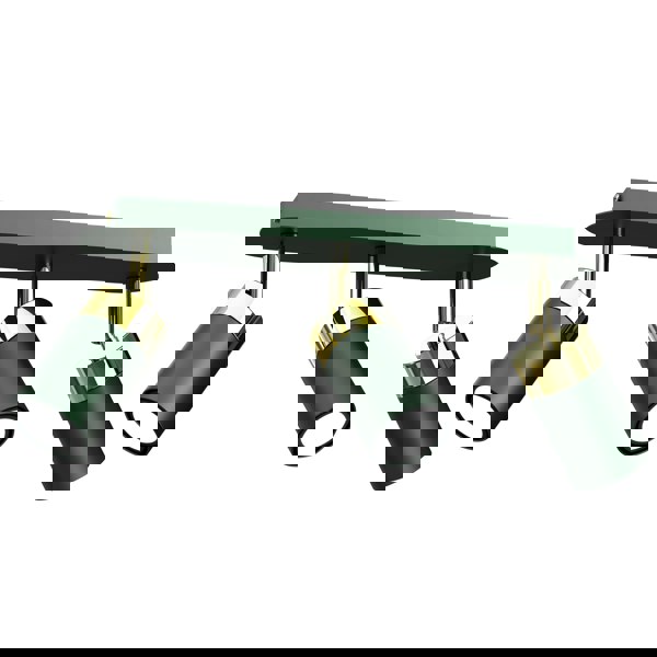 Milagro Ceiling Lamp Joker Green/Gold 3XGU10