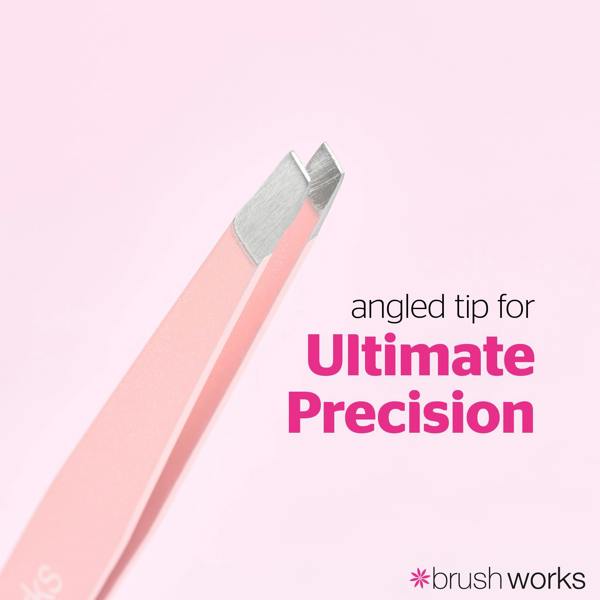 Brushworks Precision Slanted Tweezers