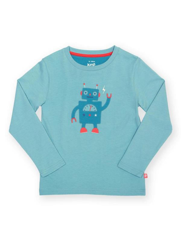 Kite Boys Organic Rob The Bot T-Shirt