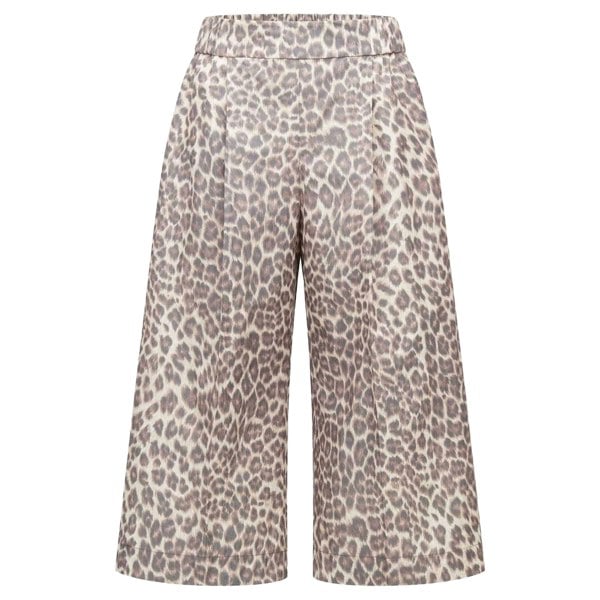 Boss Womens/Ladies Tanimala Leopard Print Shorts - Beige/Brown/Black