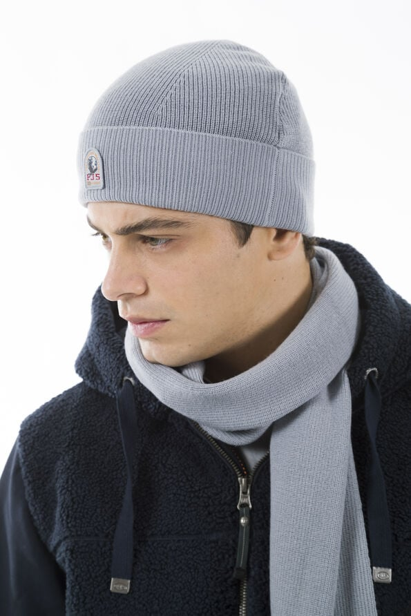 Parajumpers Basic Sycamore Merino Wool Hat - Shark Grey 