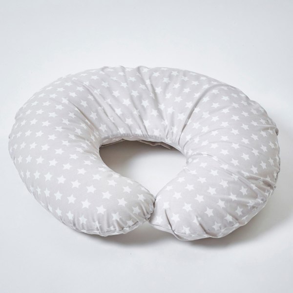 Kinder Valley Grey Star Donut Nursing Pillow