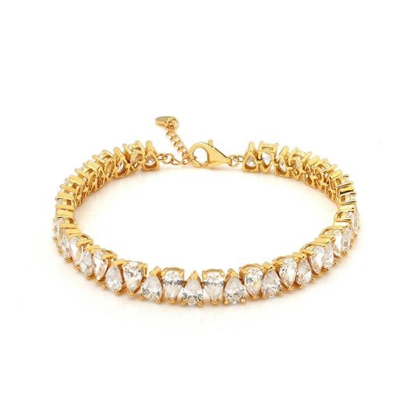 Say It With Pear Bracelet - Yellow Gold