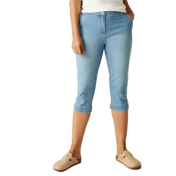 Regatta Womens/Ladies Bayletta Capri Trousers - True Denim Light Blue - 