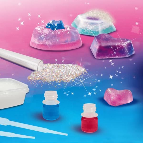 SES Creative Making galaxy soaps