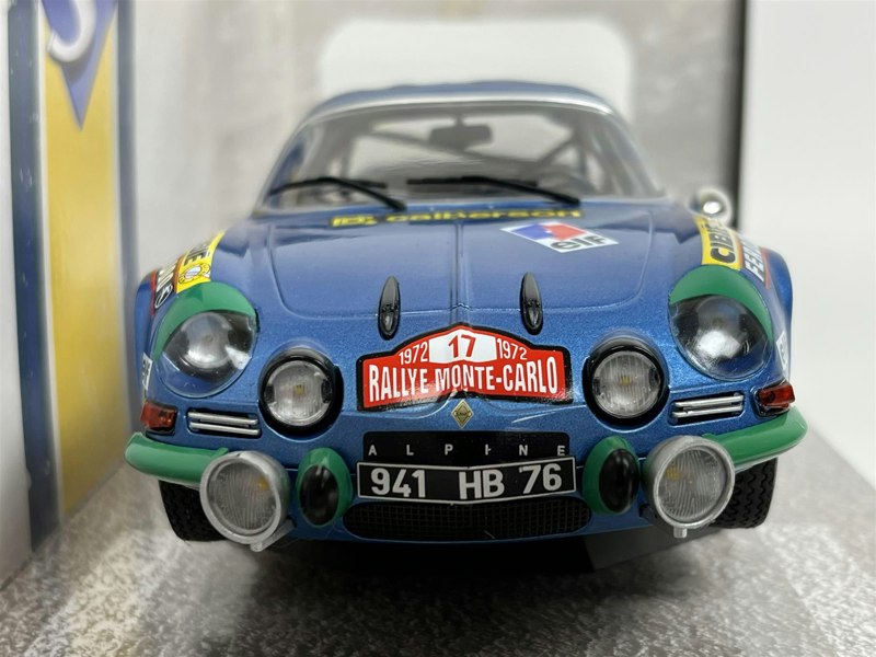 Solido Alpine A110 1600S Rallye Montecarlo 1972 Darniche Mahe #17 1:18 Scale 1804206