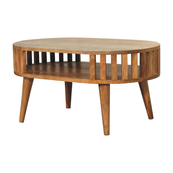 Wyld Haus Kaunakakai Slatted Mango Wood Coffee Table