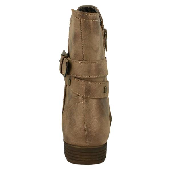 Spot On Girls Spot On Ankle Boots With Buckle Design