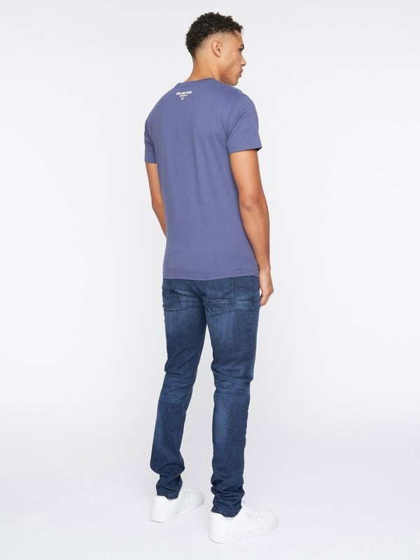 Duck and Cover Pulsea T-Shirt - Denim Blue