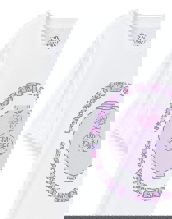 Polly Pocket Womens White Pocket Sized Short Sleeved T-Shirt