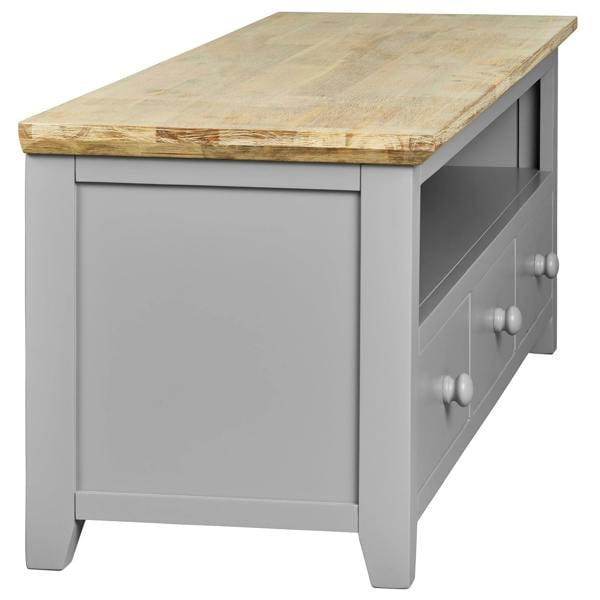 Statement Furniture Florence Large Wooden TV Stand with 3 Drawers and Shelf