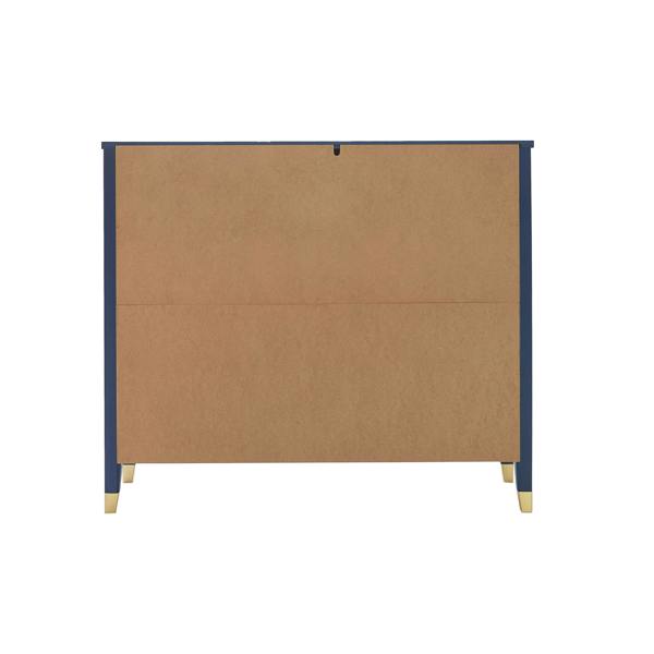 Cabinet Bits Palazzi 6 Drawer Chest Blue H90 W105 D40cm