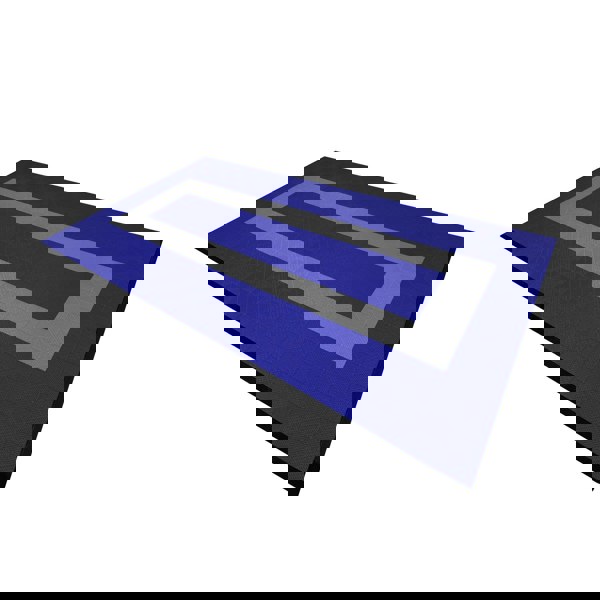 Monstershop Vented Garage Floor Tiles With Edges – 90 Blue & 30 Grey