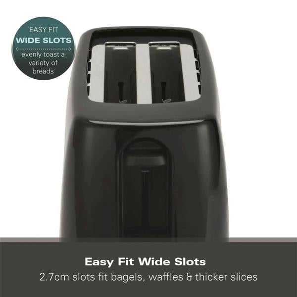 Hamilton Beach Essential 2 Slice Plastic Toaster - Black