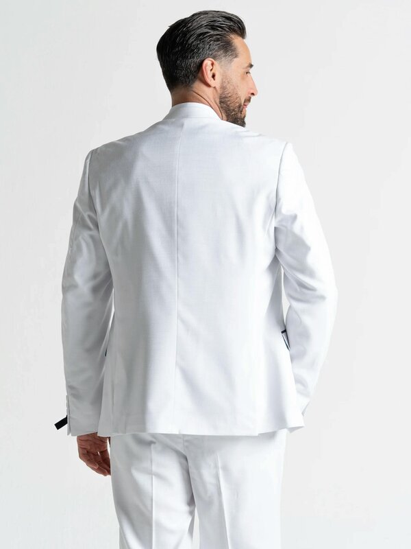V2 Classic Henry - White Three Piece Suit