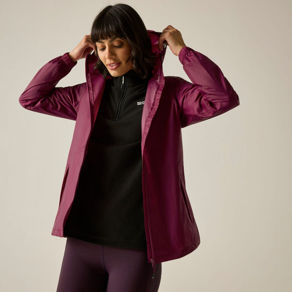 Regatta Women's Pack It III Waterproof Jacket - Beaujolais