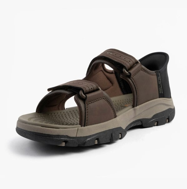 Skechers TRESMEN - REECE Mens Sandals Chocolate