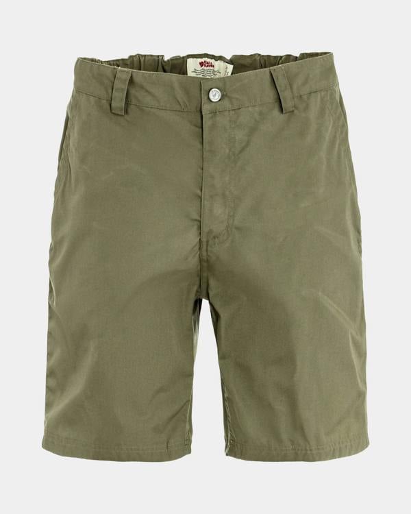 Fjallraven Vardag Relaxed Mens Shorts - Green 620 | CHO | Designer Mens Shorts