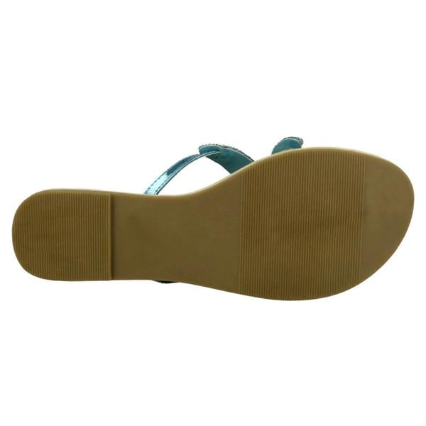 Savannah Ladies Savannah Beaded Starfish Toe Post Sandals