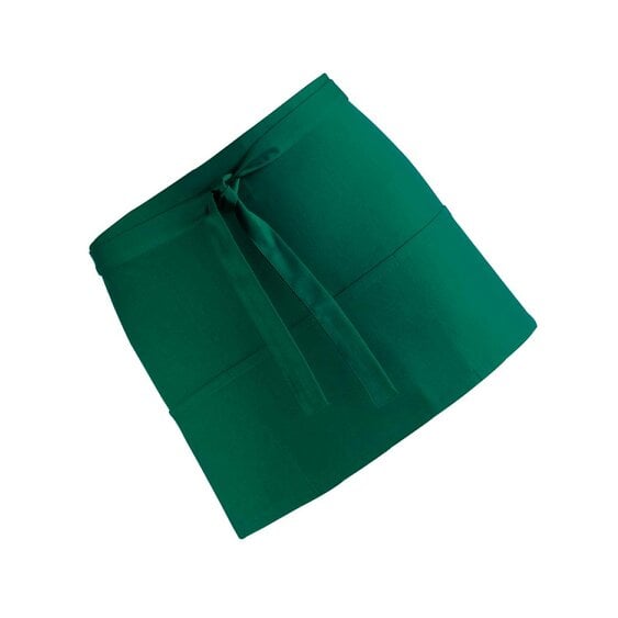 Premier Ladies/Womens Colours 3 Pocket Apron / Workwear (Pack of 2) - Bottle