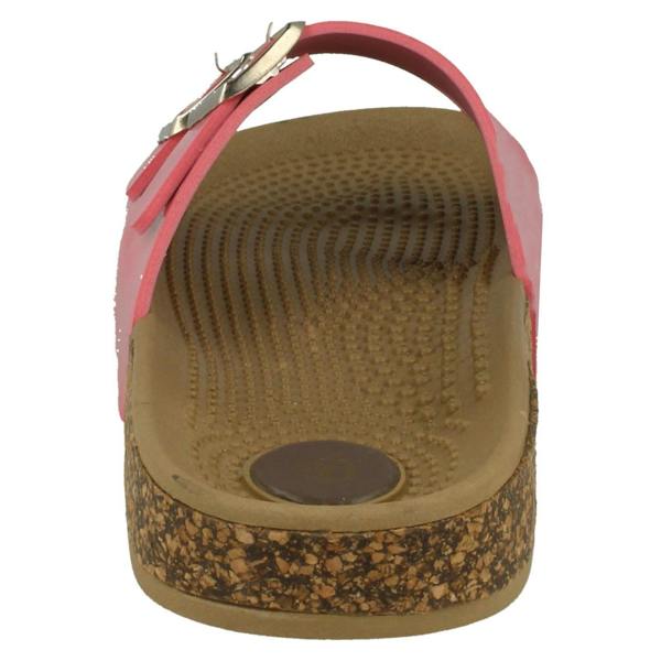 Spot On Ladies Spot On Two Buckle Mules