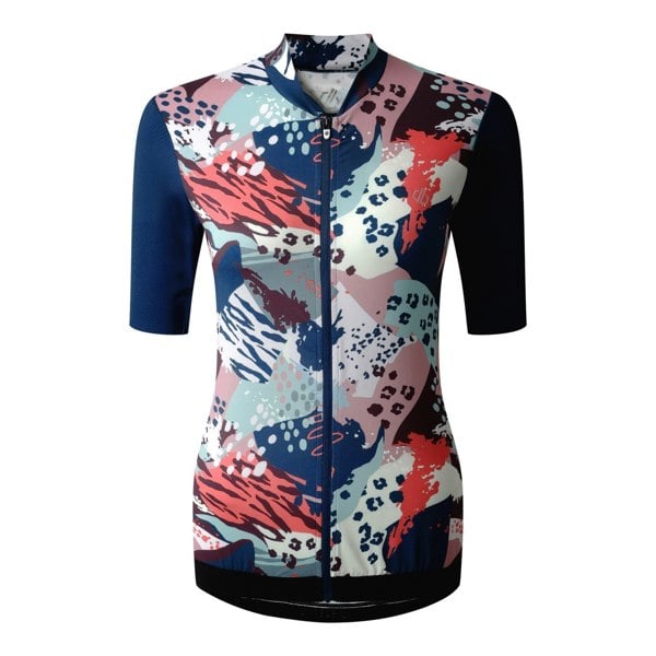 Dare 2B Women's AEP Stimulus III Animal Print Jersey - Navy/Multicoloured