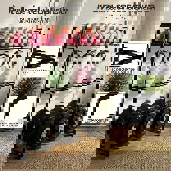 Centra 3 Tier Dumbbell Rack Adjustable Heavy Duty Steel Weight Storage Stand 270KG