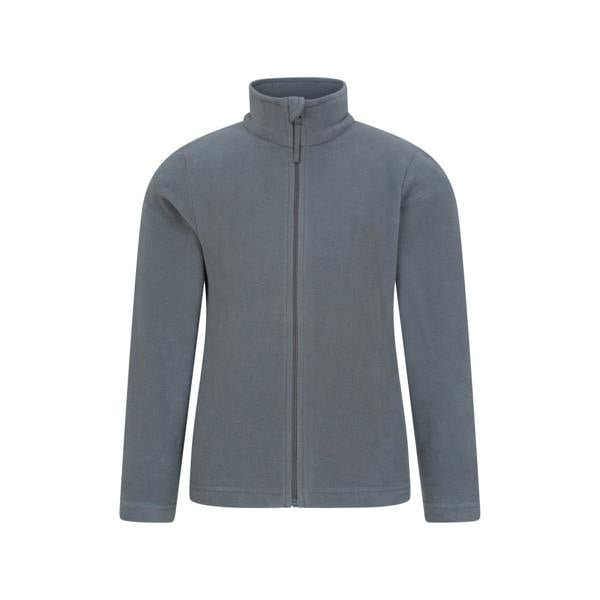 Mountain Warehouse Childrens/Kids Camber II Full Zip Fleece Jacket - Medium Grey - 